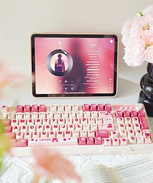 pink switch keyboard